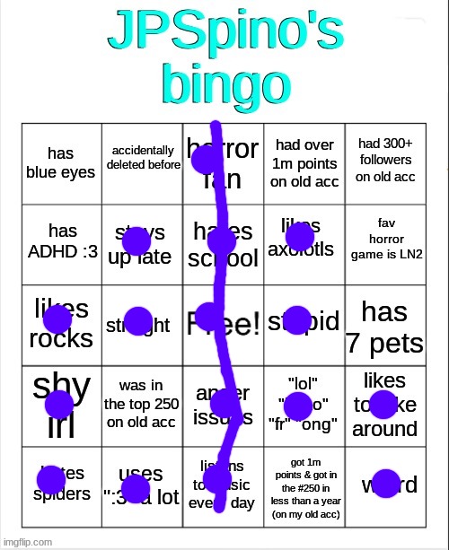image tagged in jpspino's new bingo | made w/ Imgflip meme maker