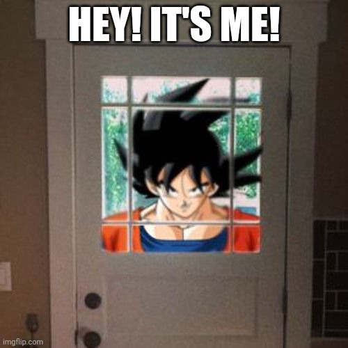 You have 30 seconds. | HEY! IT'S ME! | image tagged in goku appears at your door | made w/ Imgflip meme maker
