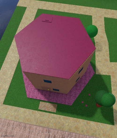 Goofy ass house | image tagged in roblox | made w/ Imgflip meme maker