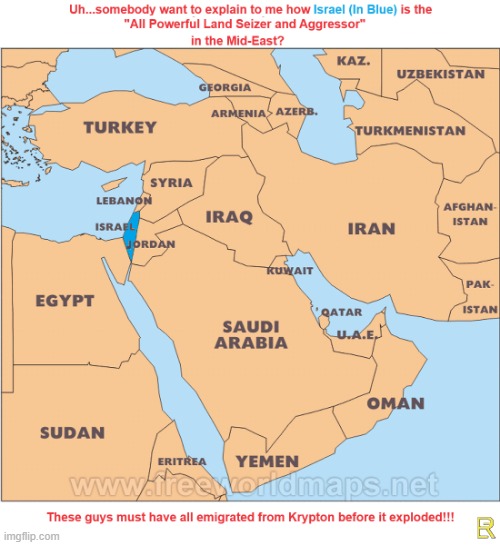 Israel the All Powerful??? | image tagged in middle east | made w/ Imgflip meme maker