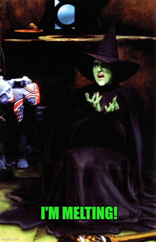 Wicked witch melting | I'M MELTING! | image tagged in wicked witch melting | made w/ Imgflip meme maker