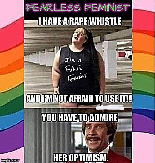 Feminist Hope ! | image tagged in alarm | made w/ Imgflip meme maker