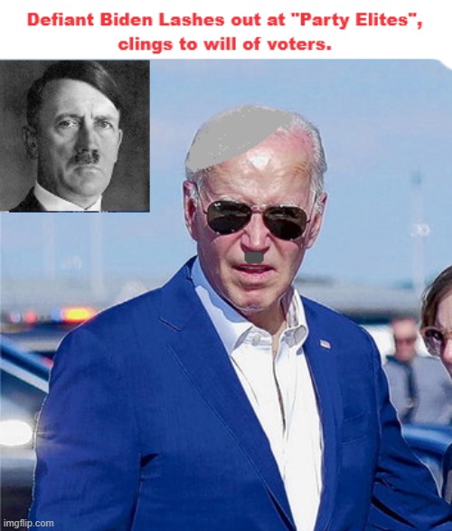 Defiant Biden | image tagged in sad joe biden | made w/ Imgflip meme maker