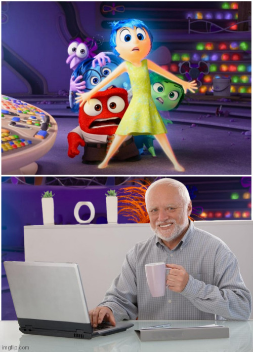 New harold just landed | image tagged in new emotion,hide the pain harold | made w/ Imgflip meme maker