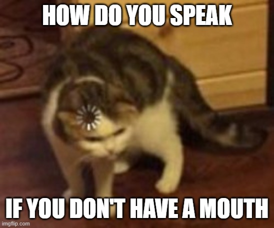 HOW DO YOU SPEAK IF YOU DON'T HAVE A MOUTH | made w/ Imgflip meme maker