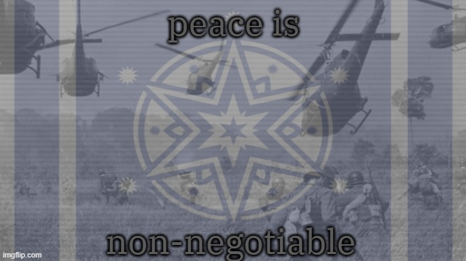 This post was made by Recon Gang | peace is; non-negotiable | image tagged in recon,micronations,military,micronationalism,turisa,alliance | made w/ Imgflip meme maker