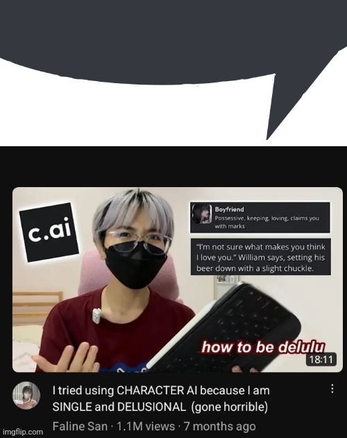 C.ai mf speech bubble | image tagged in c ai mf speech bubble | made w/ Imgflip meme maker