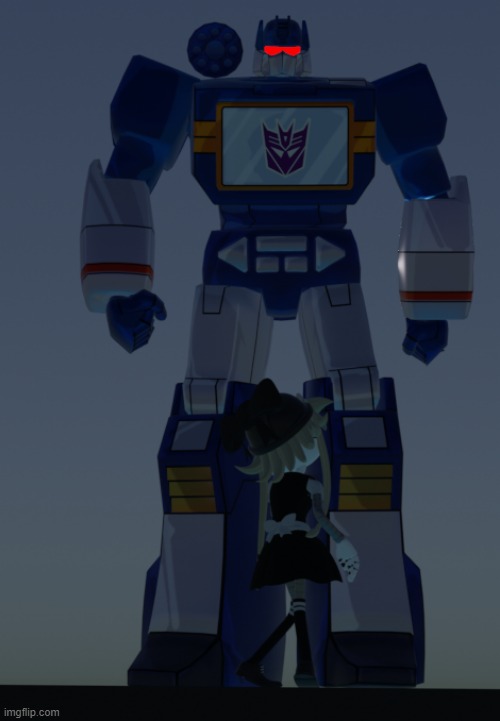 render i made in blender to follow up on my soundwave v cyn post | made w/ Imgflip meme maker