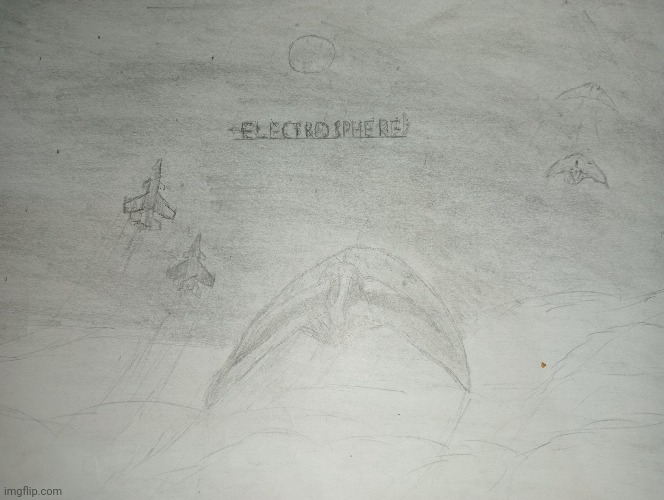 So, I found this drawing of mine. It was from 2022. (Ace Combat 3 related) | image tagged in 2022,drawing | made w/ Imgflip meme maker