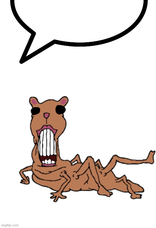 image tagged in speech bubble transparent,abomination chomik | made w/ Imgflip meme maker