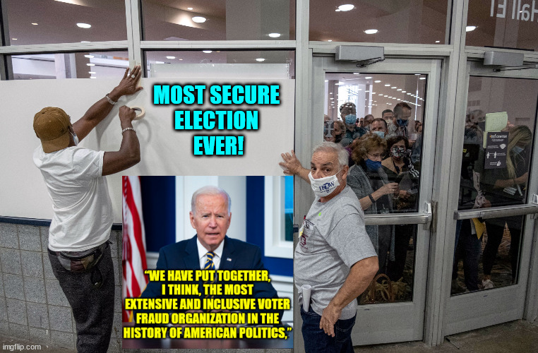 MOST SECURE 
ELECTION 
EVER! | made w/ Imgflip meme maker