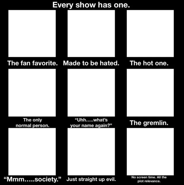 High Quality Every Show Has One Blank Meme Template