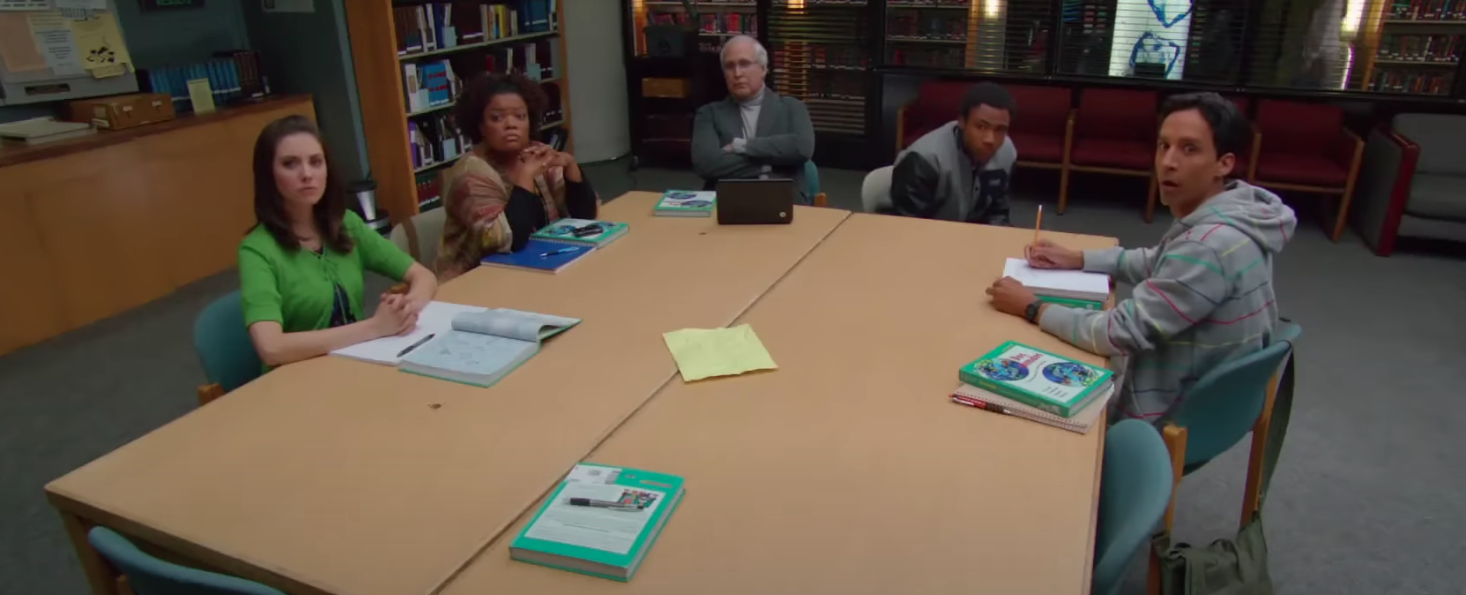 Community Episode One Study Group Blank Meme Template