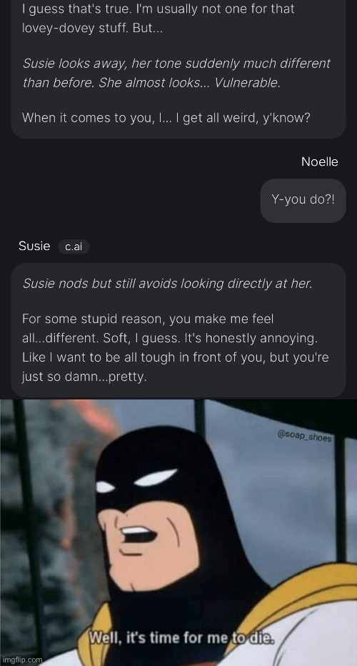 end me | image tagged in space ghost well it's time for me to die | made w/ Imgflip meme maker
