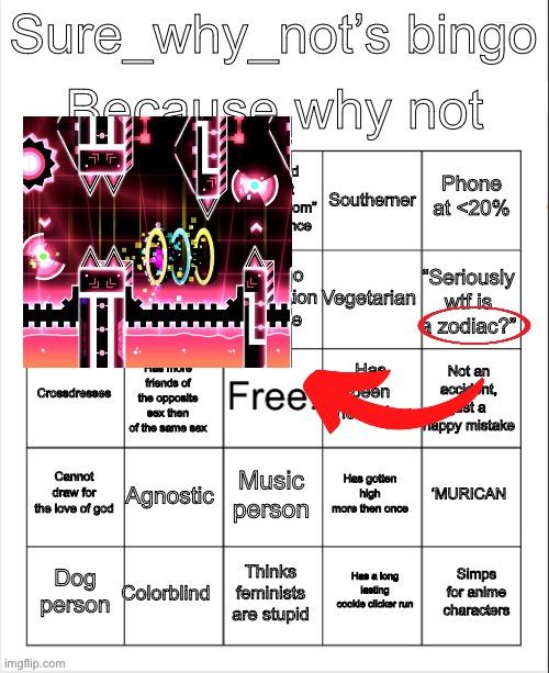 zodiac | image tagged in swn bingo,dive | made w/ Imgflip meme maker