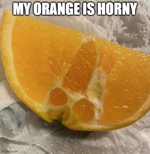 Orange Ya Glad to See Her - Imgflip