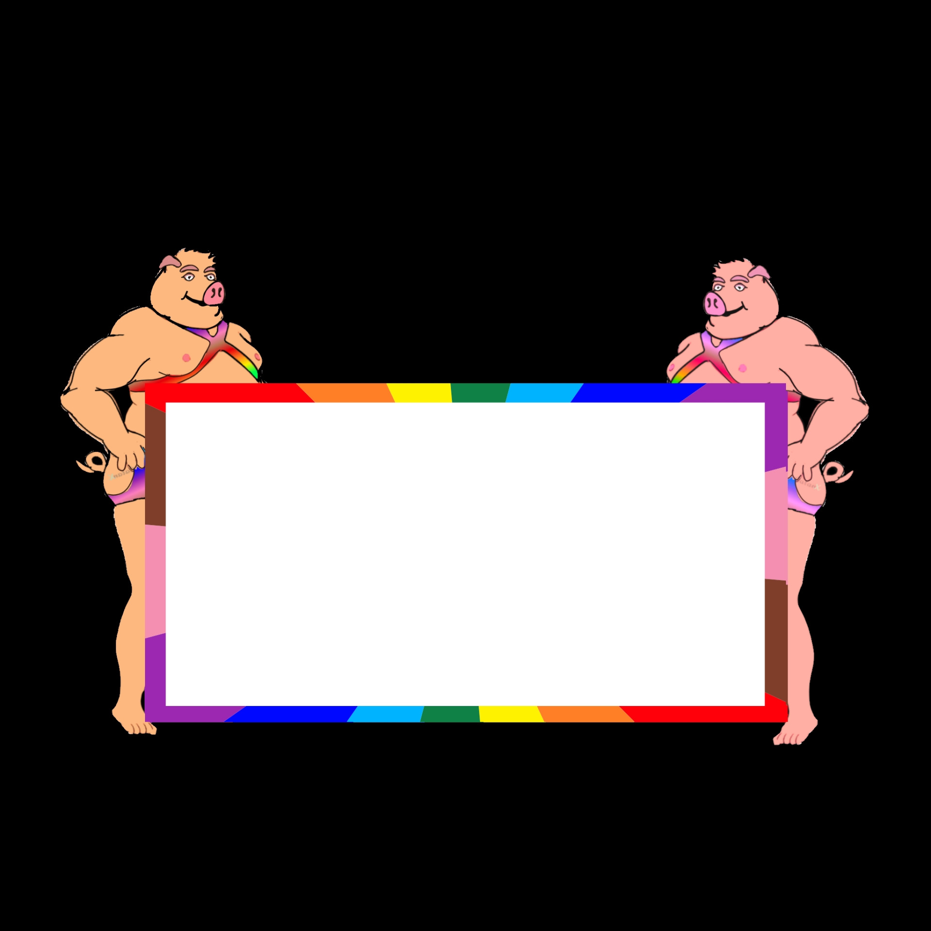 High Quality Queers Pigs Blank Meme Template
