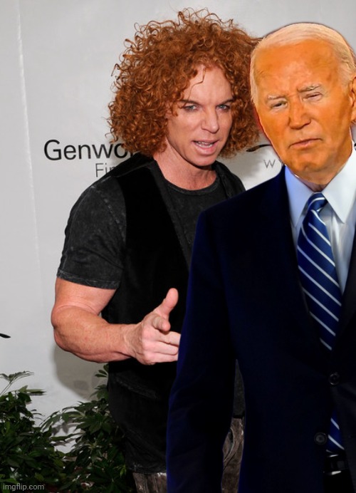Joe "Sweet Potato" Biden announces new running mate - Carrot Top! | image tagged in carrot top,joe biden,potato,vice president,annoying orange,orange | made w/ Imgflip meme maker