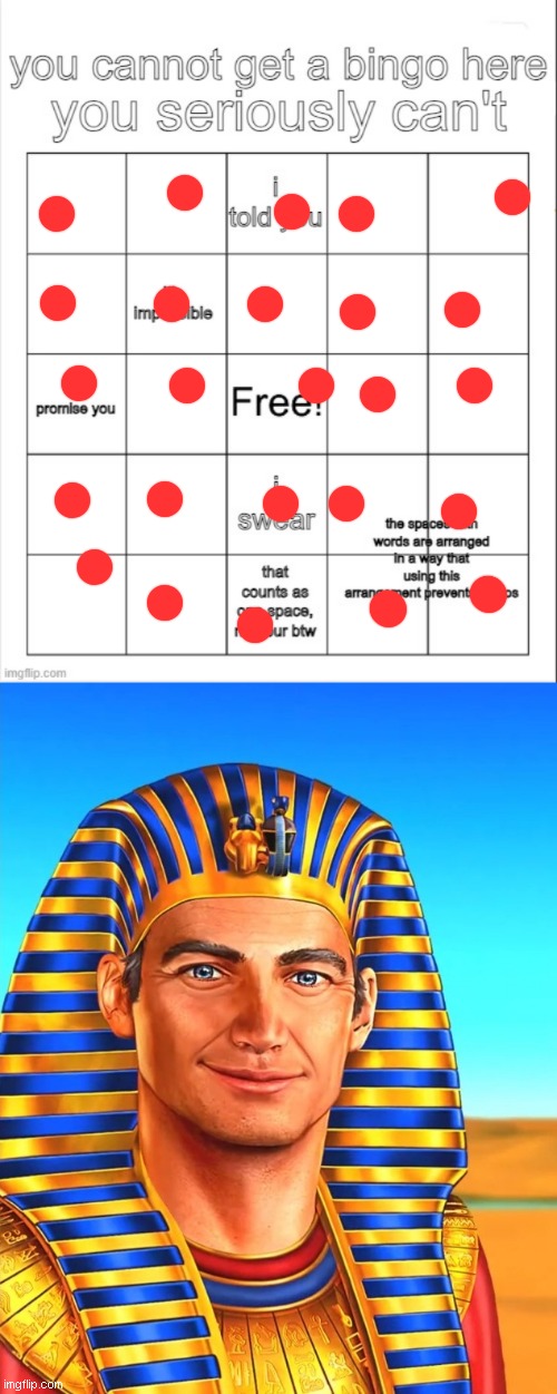image tagged in white egyptian | made w/ Imgflip meme maker
