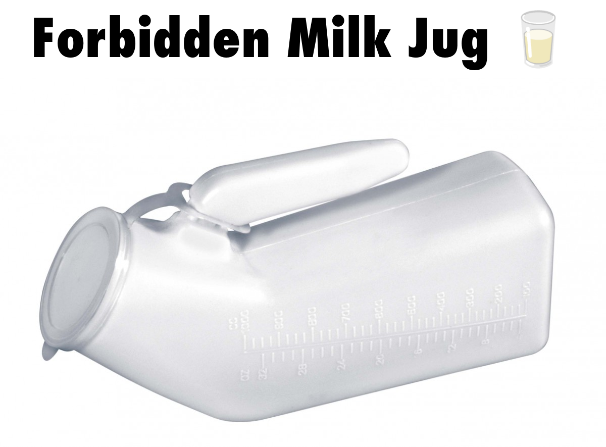 Forbidden Milk Jug Blank Meme Template