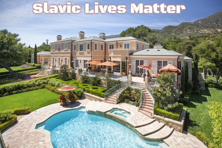 Beach Mansion | Slavic Lives Matter | image tagged in beach mansion,slavic | made w/ Imgflip meme maker
