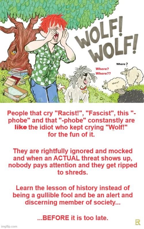 Crying 'Wolf!' | image tagged in fools | made w/ Imgflip meme maker