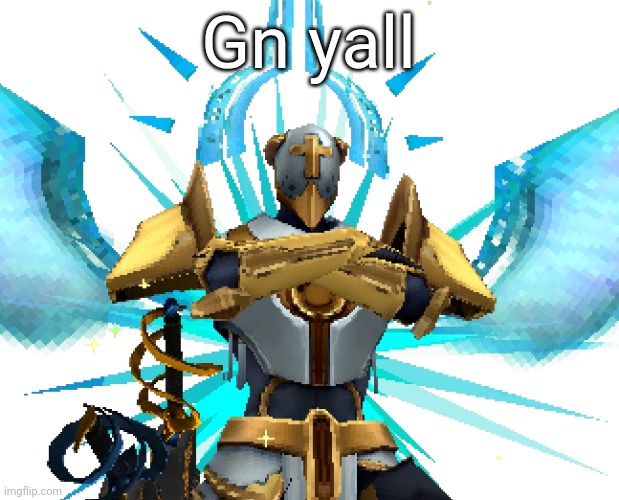 Gabriel Ultrakill | Gn yall | image tagged in gabriel ultrakill | made w/ Imgflip meme maker
