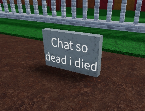 Chat so dead i died Blank Meme Template