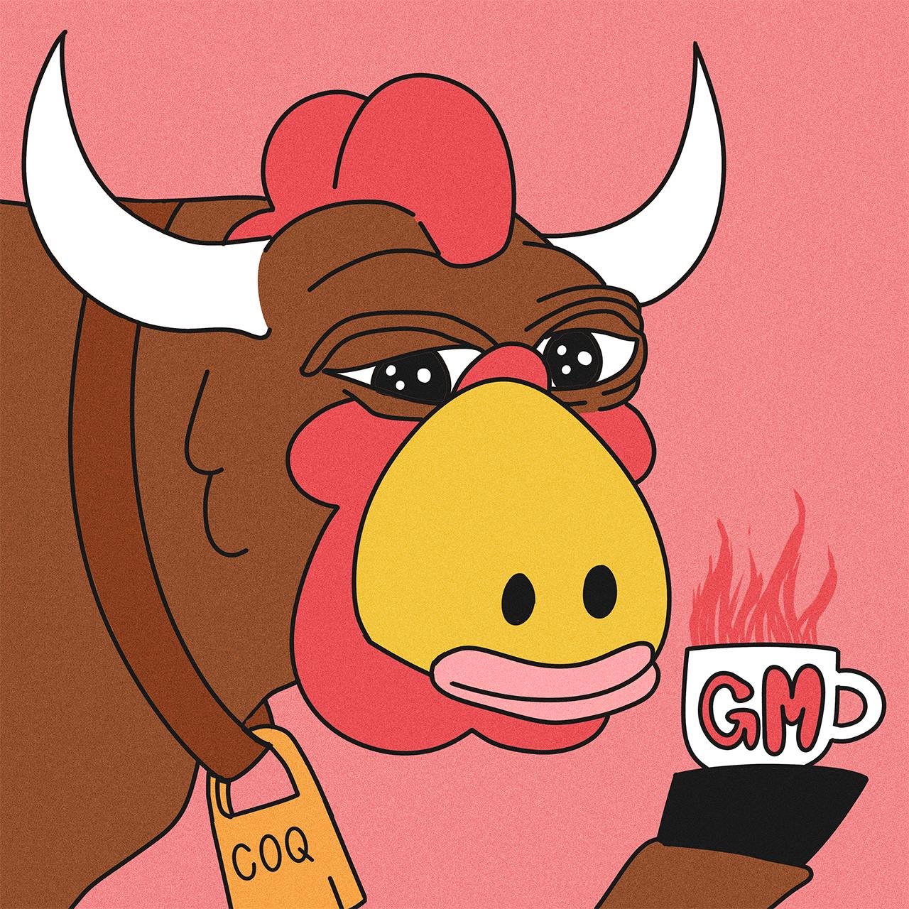 High Quality COQINU bull Blank Meme Template