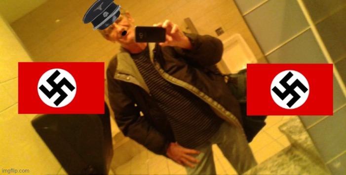 image tagged in nazi jeffrey | made w/ Imgflip meme maker