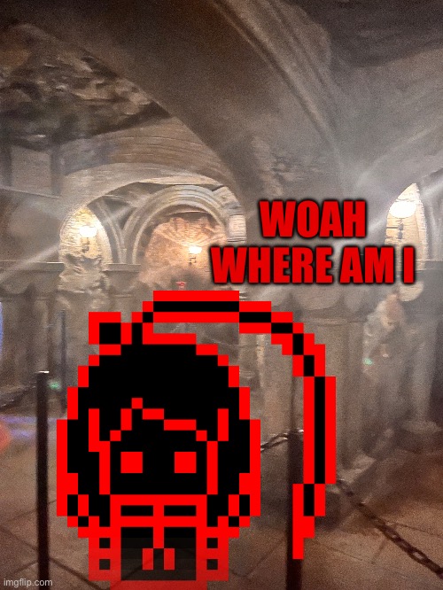 Nice vibe | WOAH WHERE AM I | image tagged in e | made w/ Imgflip meme maker