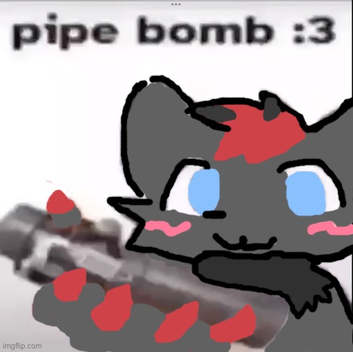 Pipe bobm :3 | image tagged in zoroark pipe bomb 3 | made w/ Imgflip meme maker