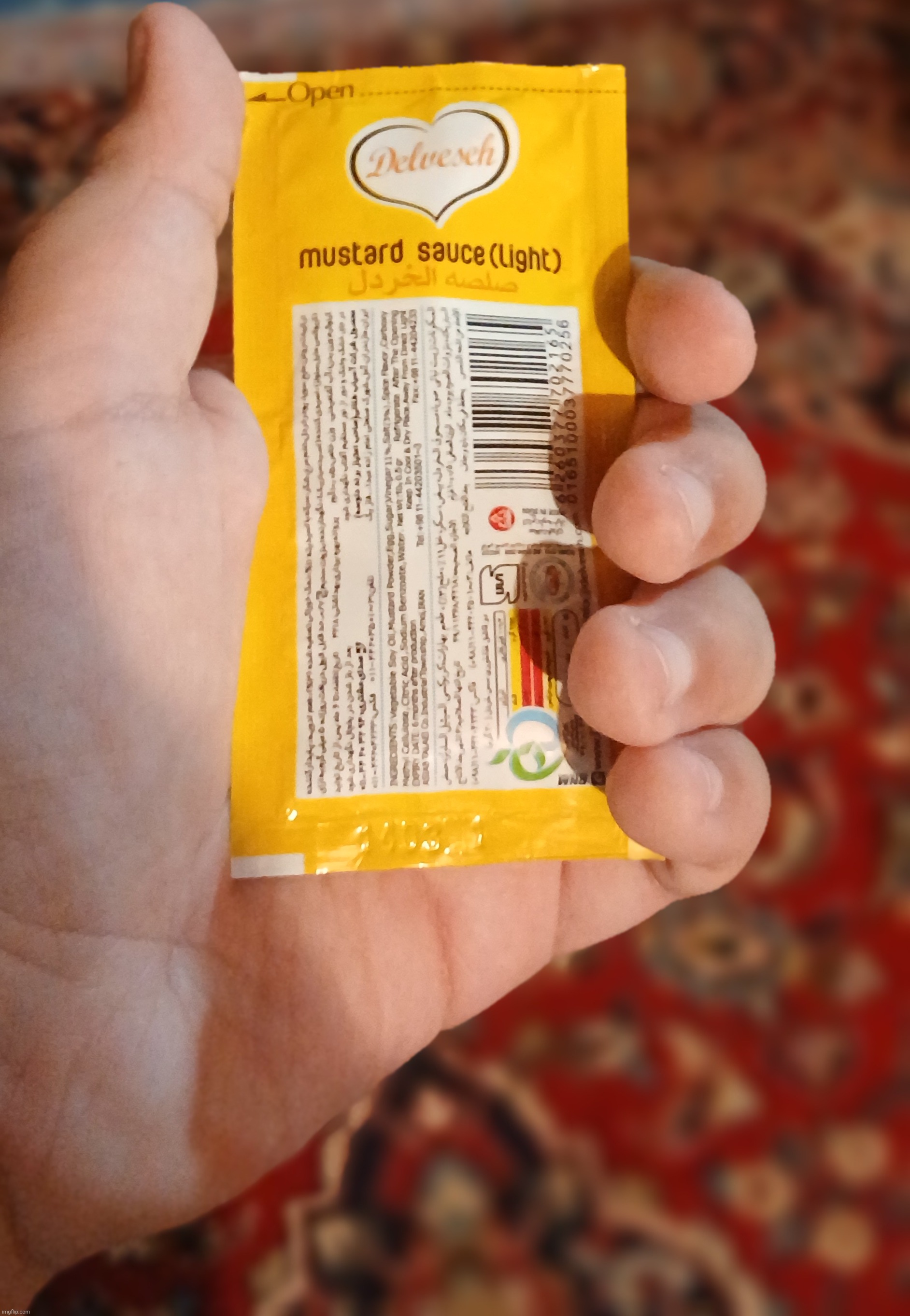 mustard sauce (light) | made w/ Imgflip meme maker
