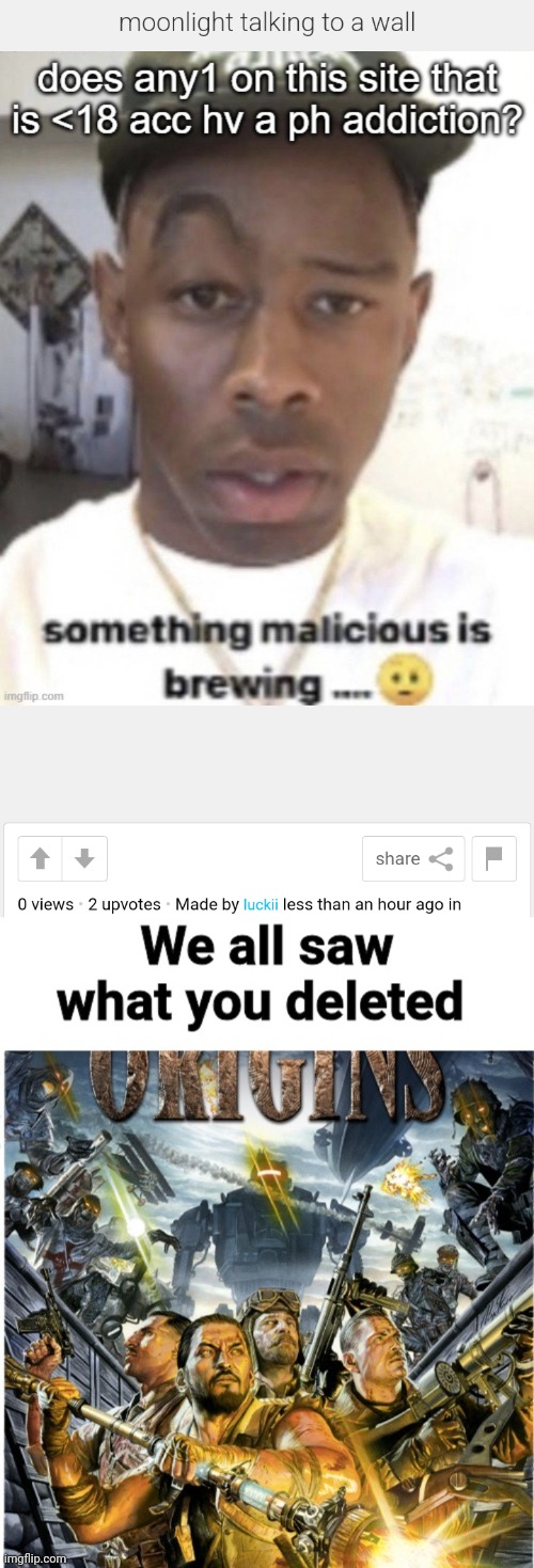 image tagged in we all saw what you deleted | made w/ Imgflip meme maker