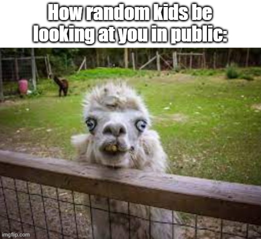 Like stop starring at me bi- | How random kids be looking at you in public: | image tagged in funny,memes,funny memes,meme,relatable,relatable memes | made w/ Imgflip meme maker