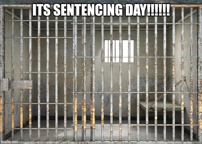 Trump's new home!!!! | ITS SENTENCING DAY!!!!!! | image tagged in jail,donald trump,bitch | made w/ Imgflip meme maker