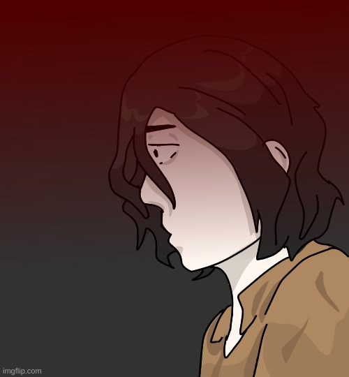 what did he see? | image tagged in gerard way,i animated this,and its taking,way too long to be,approved in the drawings,stream | made w/ Imgflip meme maker