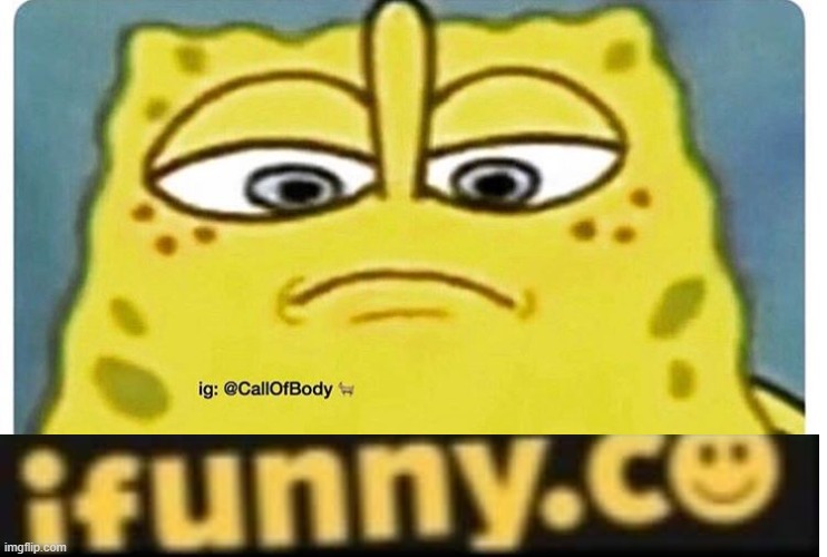 Sponge Bob Looking Down | image tagged in sponge bob looking down | made w/ Imgflip meme maker