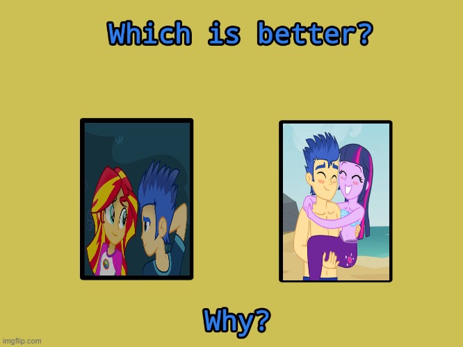 FlashLight or FlashShimmer Which is Better? | image tagged in equestria girls | made w/ Imgflip meme maker