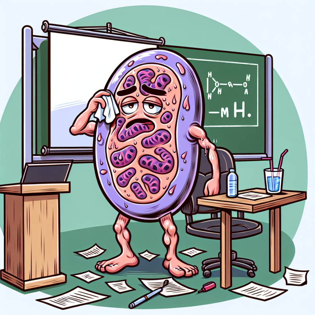 High Quality Mitochondria exhausted after giving a presentation Blank Meme Template