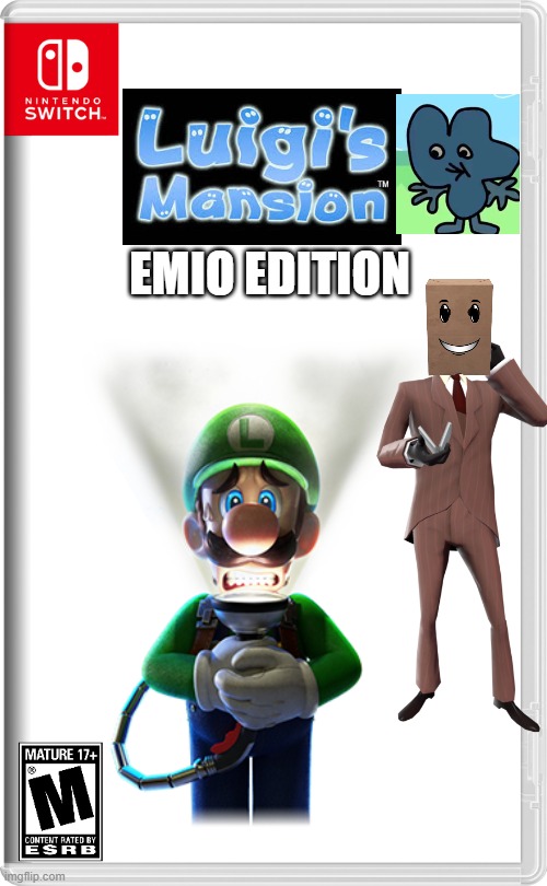 What is Nintendo up to now? | EMIO EDITION | image tagged in nintendo switch,luigi,nintendo,emio,horror | made w/ Imgflip meme maker