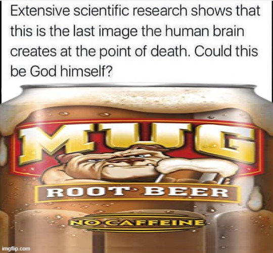 ROOTBEER!!!! | image tagged in could this be god himself | made w/ Imgflip meme maker
