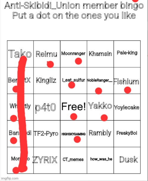 I got a bingo | image tagged in anti-skibidi_union member bingo | made w/ Imgflip meme maker
