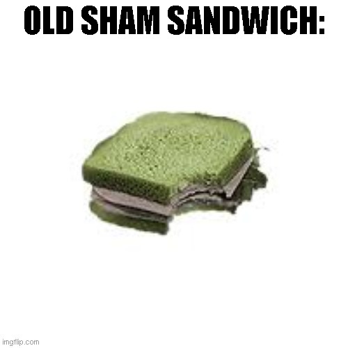 OLD SHAM SANDWICH: | made w/ Imgflip meme maker