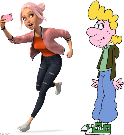 Brooklynn and Socks (The Morton Cousins) Blank Meme Template