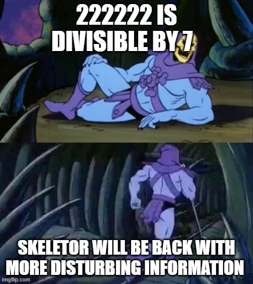 Skeletor disturbing facts - Imgflip