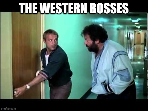 Bud Spencer&Terence Hill | THE WESTERN BOSSES | image tagged in bud spencer terence hill | made w/ Imgflip meme maker