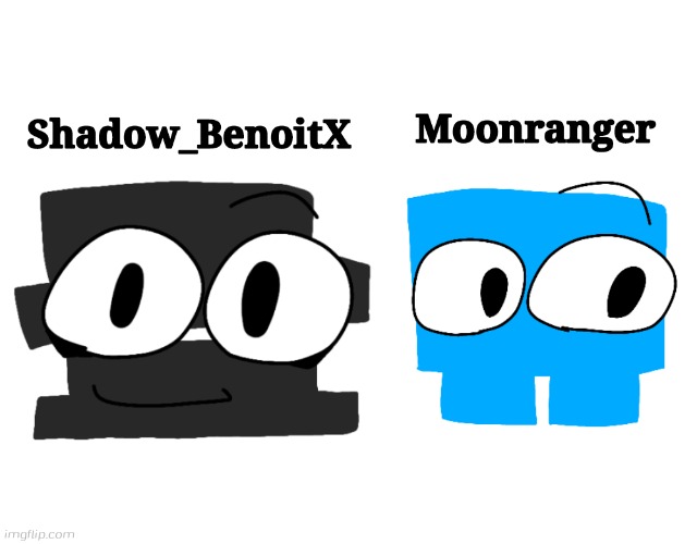 [FUN FACTS IN COMMENTS] Draw my best friends Icon (Shadow_BenoitX and Moonranger) | made w/ Imgflip meme maker