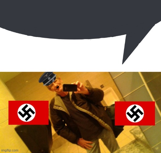 image tagged in discord speech bubble,nazi jeffrey | made w/ Imgflip meme maker