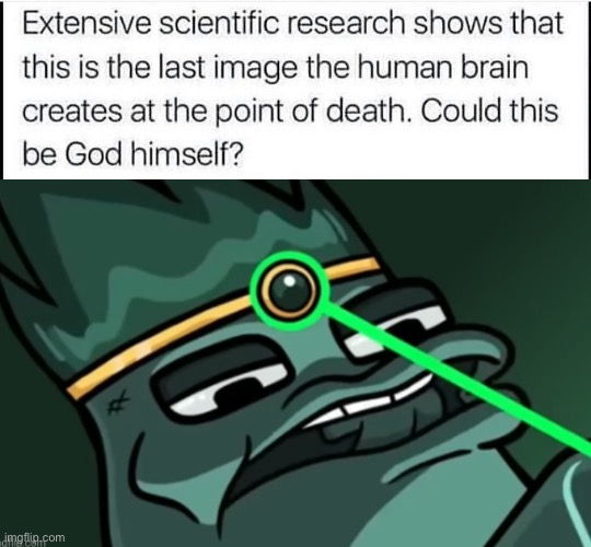 it’s satan | image tagged in could this be god himself | made w/ Imgflip meme maker